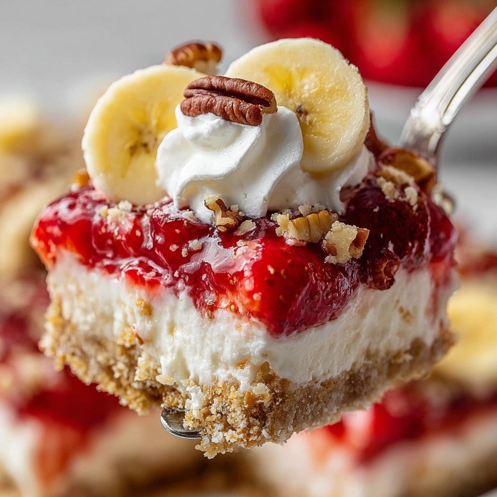 Best Easy No-Bake Strawberry Banana Cheesecake Creamy image 2