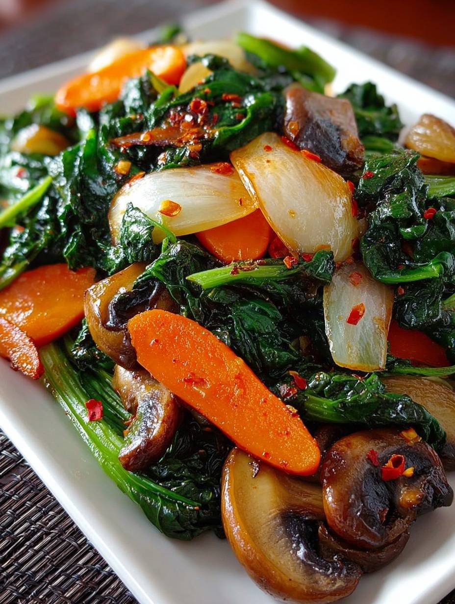 Delicious Sauteed Greens & Mushroom Recipe image 2