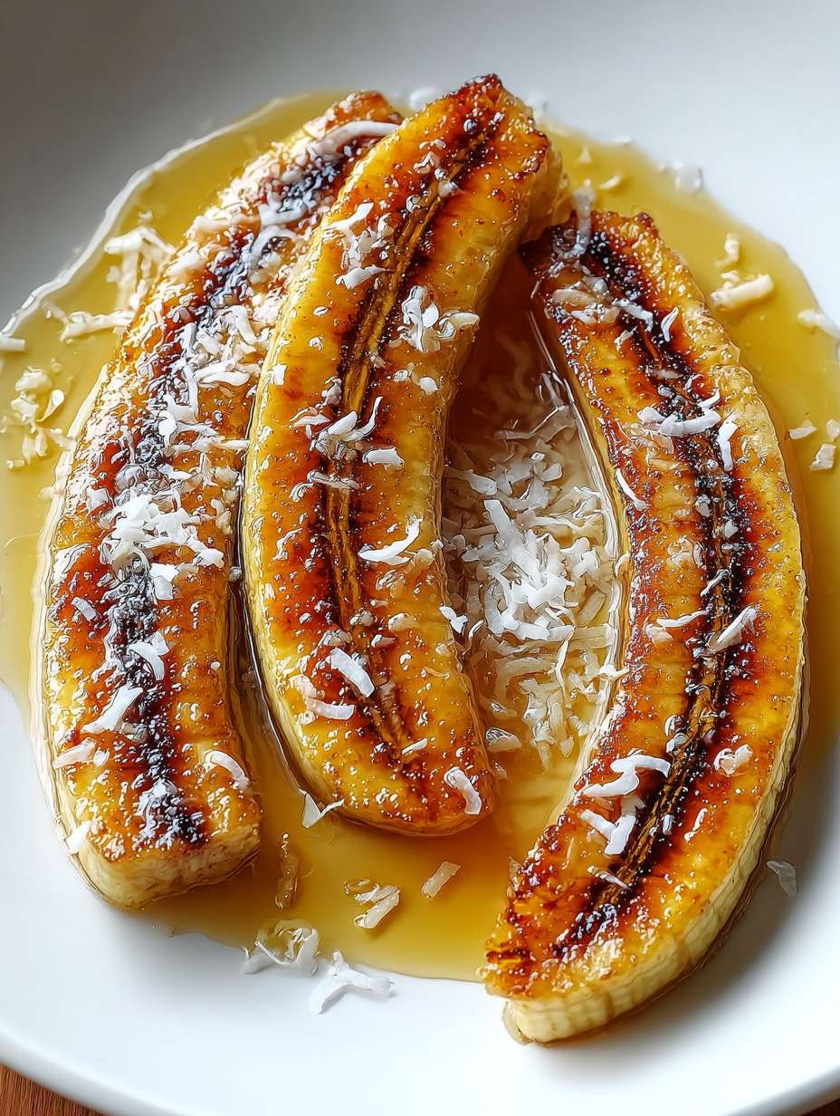 Sweet Air Fried Bananas with Coconut Flakes image 2